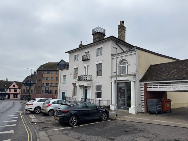 Flats in St Margaret's Green in Ipswich