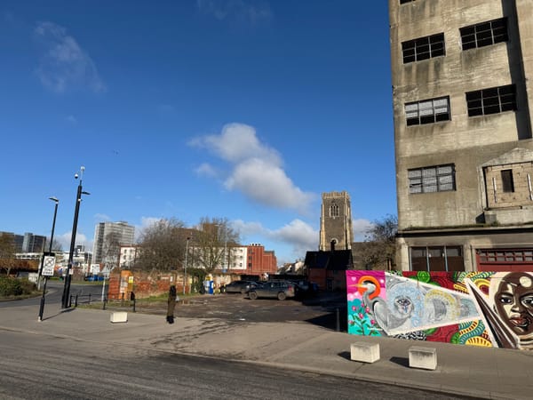 St Peter's Dock Car Park in Ipswich