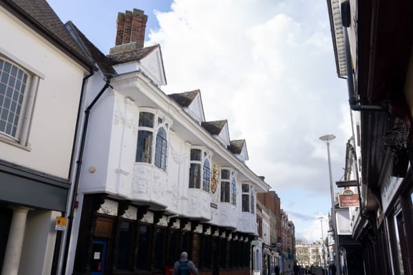 View of ancient house in ipswich