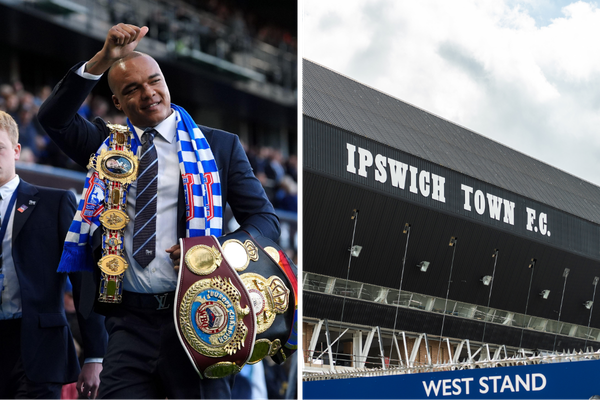 Fabio Wardley at Portman Road stadium in Ipswich