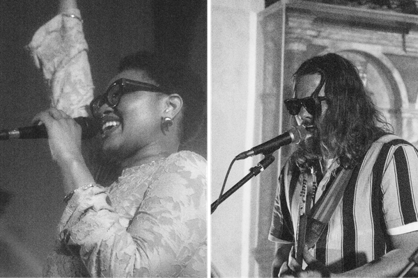 Girls of the Internet and James Alexander Bright performing at St Stephen's Church