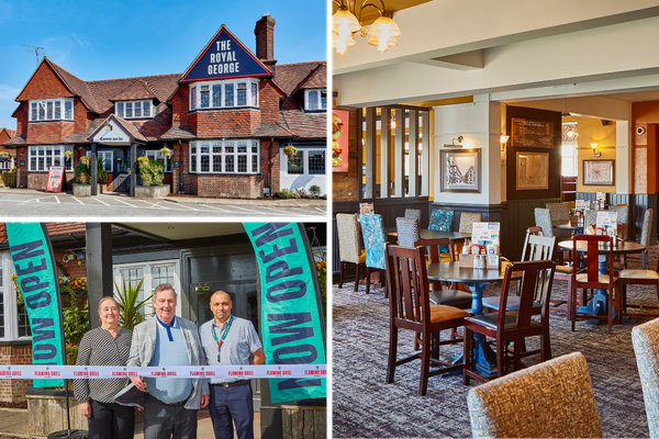 The Royal George in Ipswich image collage