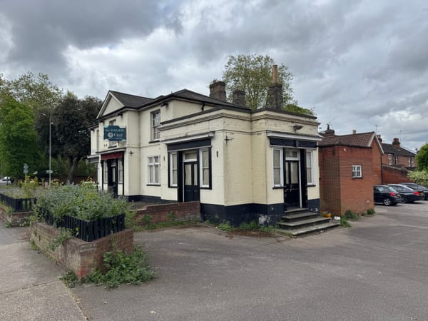 The former Inkerman pub on Norwich Road