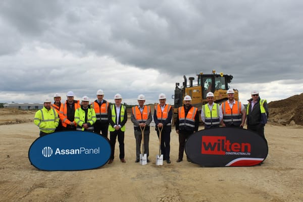 Assan Panel and Wilten Construction breaking Ground at Gateway 14