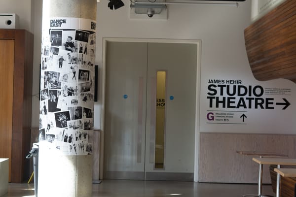 View of the ground floor of dance east