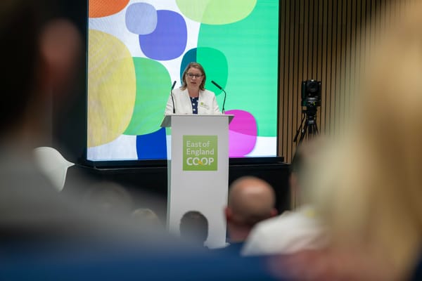 East of England Coop’s Annual Members Meeting at The Hold, Ipswich on 23 May 2025