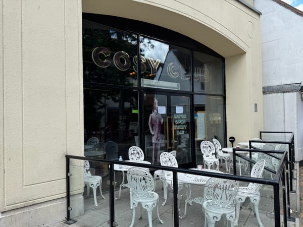 The former Cosy Club at the Buttermarket Centre