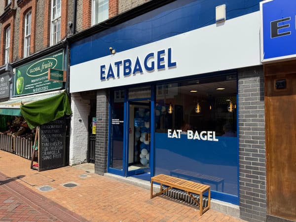 Eat Bagel on Butter Market in Ipswich