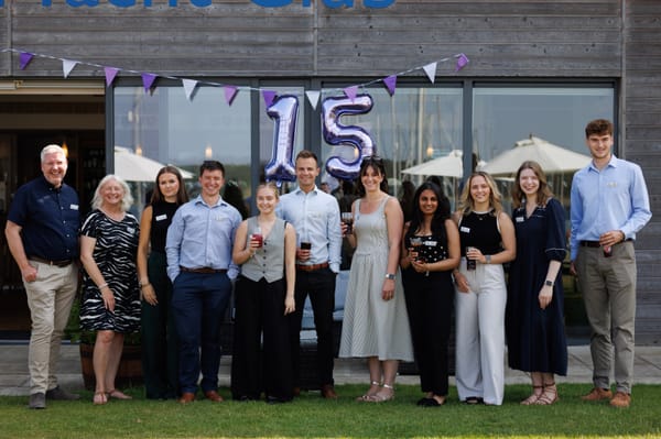 The Kingsfleet team on their 15th anniversary