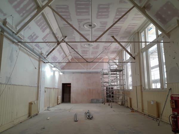 Work in progress at Ipswich Museum