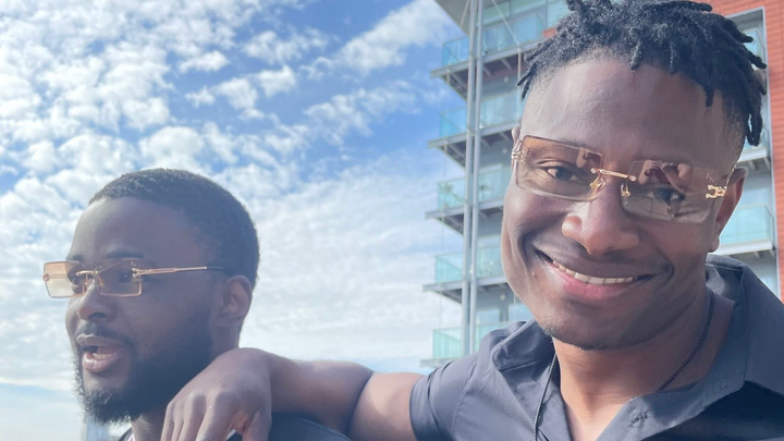 Mo and King on Ipswich Waterfront