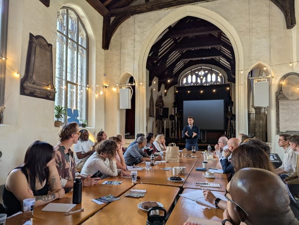 Ipswich MP and local culture leaders convened at St Stephen's Church to discuss Ipswich's prospective City of Culture bid