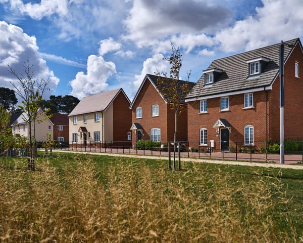 New homes at Taylor Wimpey’s Wolsey Grange development near Ipswich