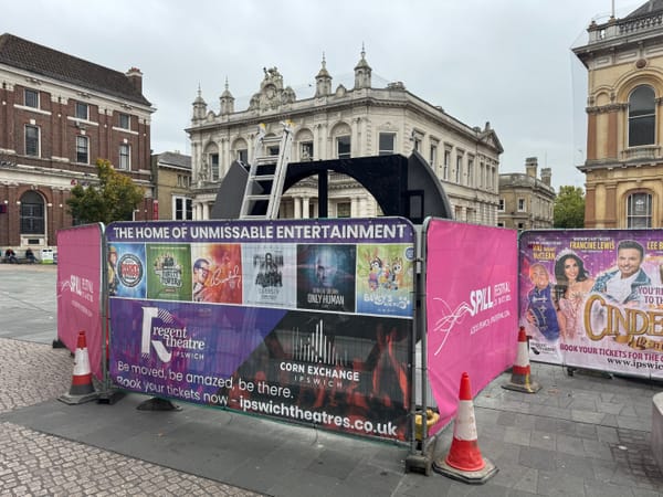 The portal on Cornhill is starting to take shape