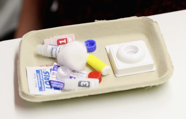 A HIV testing kit