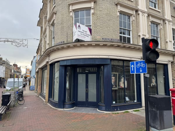 The former Monsoon unit at 33 Westgate Street, currently vacant and awaiting transformation