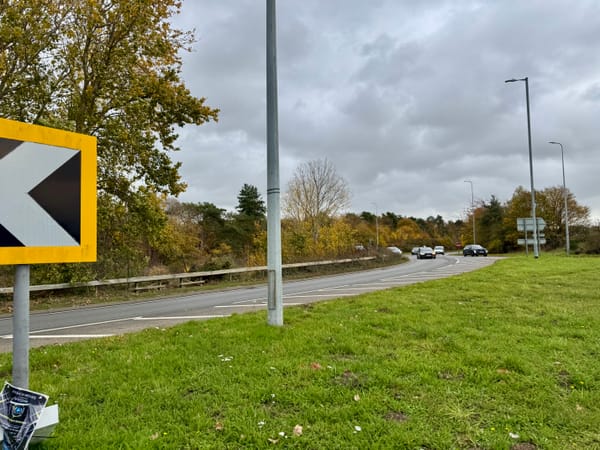 Seven Hills Interchange in Ipswich