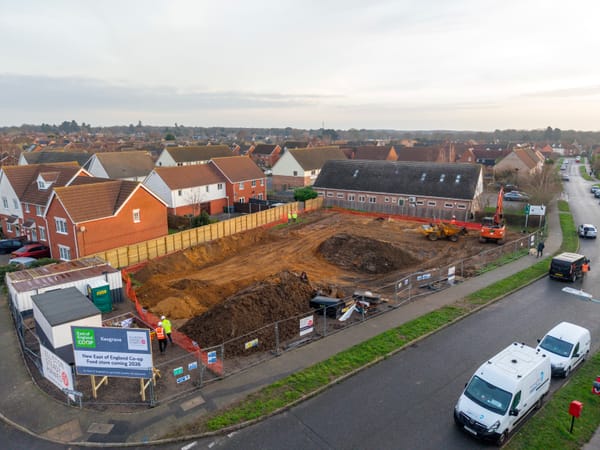 Aerial photo of land