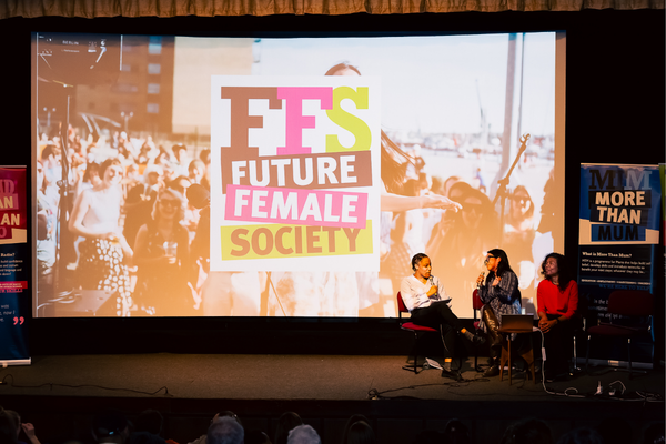 FFS Woman2Woman Radio members with Angelle Joseph